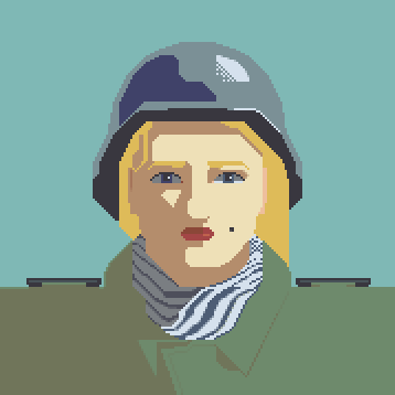 Portrait of Polish soldier